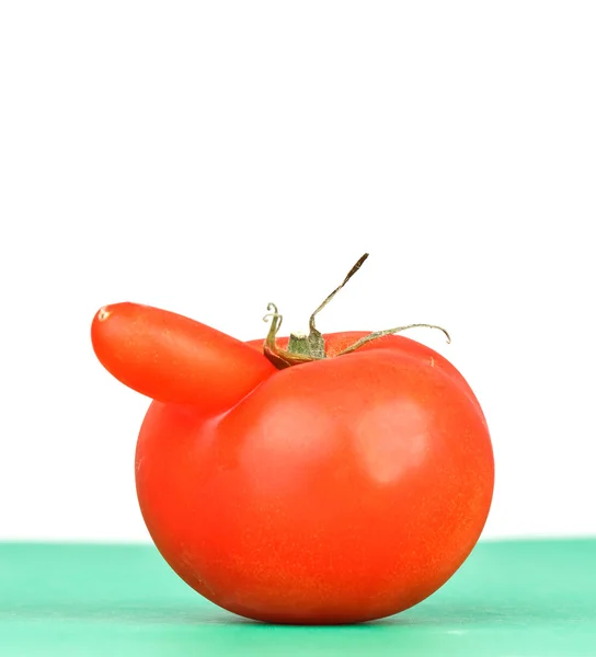 面白い形をした赤いトマト — ストック写真