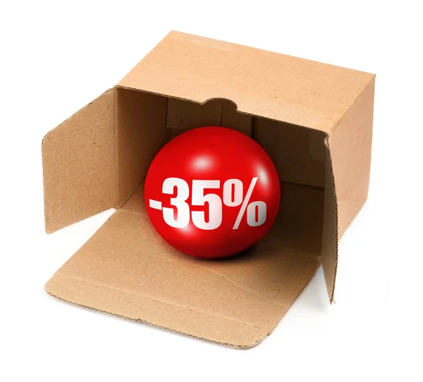Sale concept - 35 percent — Stock Photo, Image