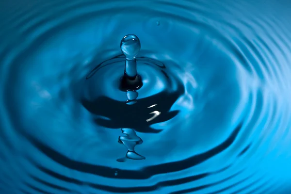 Splash in blue tones — Stock Photo, Image