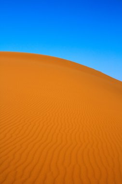 Blissful view of sand dunes clipart
