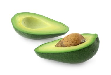 Avocado cut in half clipart