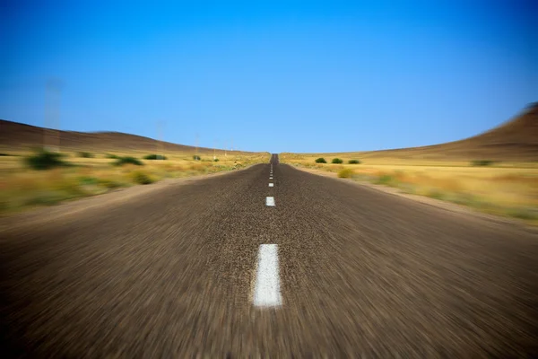 Fast empy road — Stock Photo, Image