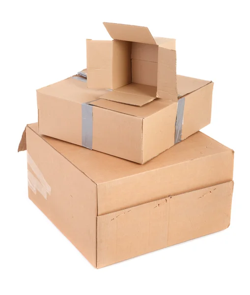 Κουτιά από χαρτόνι — Φωτογραφία Αρχείου
