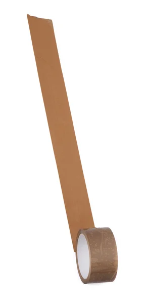 갈색 테이프의 긴 줄무늬 — 스톡 사진