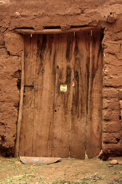 stock image Old damaged door