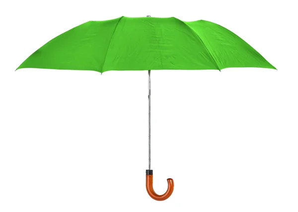 Grüner Regenschirm — Stockfoto