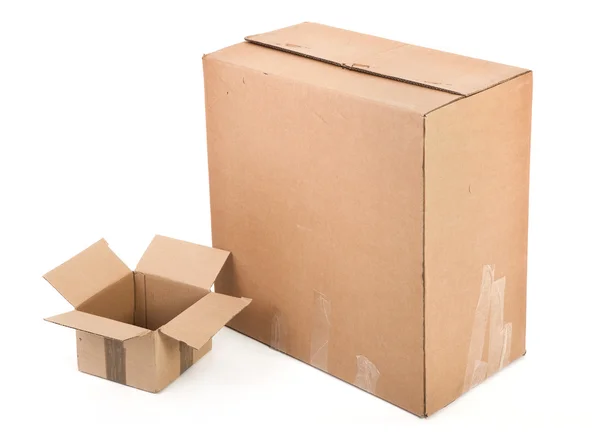 Deux boîtes en carton — Photo