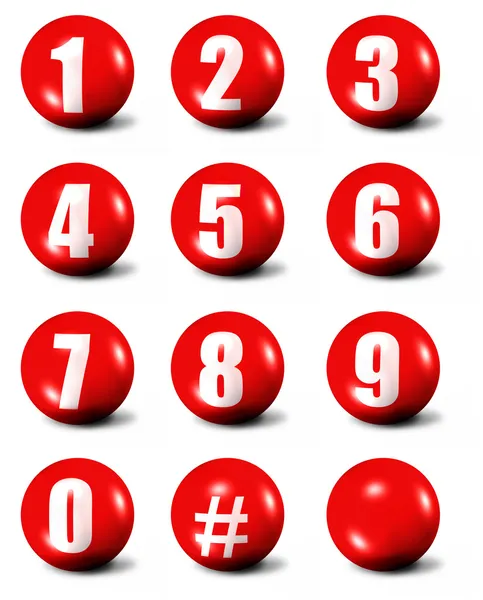 Collection of numbers — Stock Photo, Image