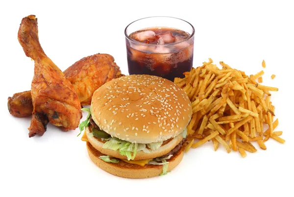 Fast food collection — Stock Photo, Image