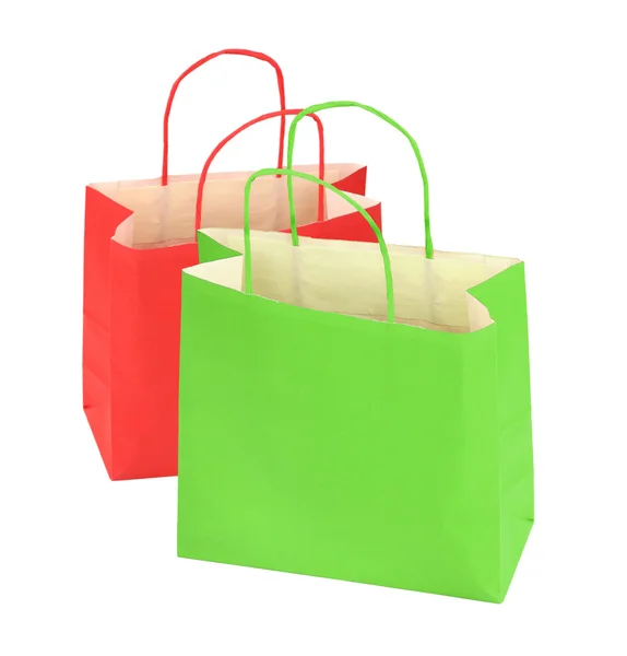 Dvě nákupní tašky — Stock fotografie
