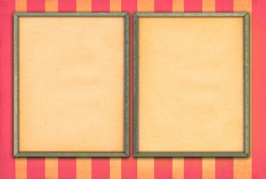 Two empty frames clipart