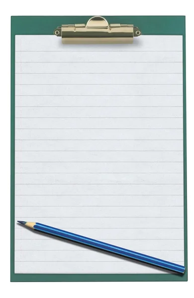 Empty clipboard with pencil — Stock Photo, Image