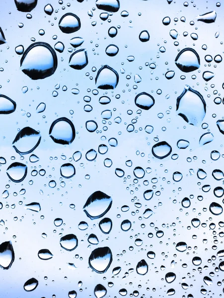 Close-up van water druppels achtergrond — Stockfoto