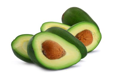 Cut avocado clipart