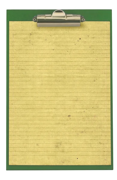 Χαρτί κολλημένο σε ένα πρόχειρο — Φωτογραφία Αρχείου