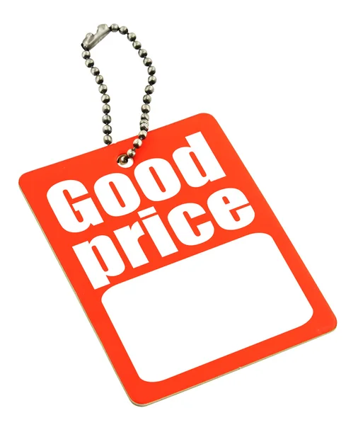 Price tag with copy space — Stock Photo, Image