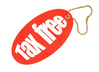 Tax free price tag clipart