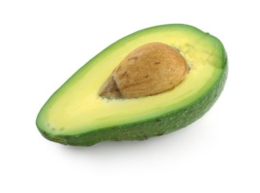 Half of avocado fruit clipart