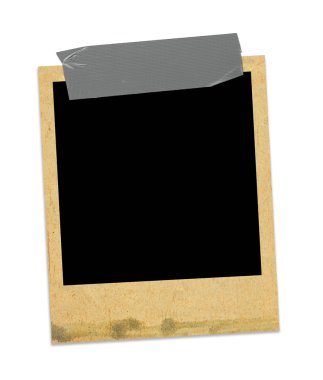 Old photo frame clipart