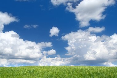 cumulus bulutları alanıyla