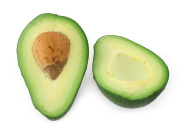 Avocado cut in half clipart