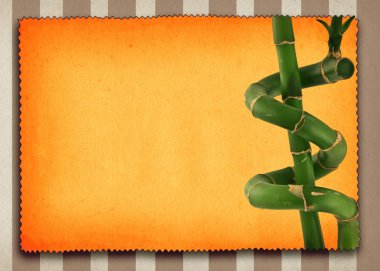 Lucky bamboo background clipart