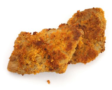 Two fried cutlets clipart