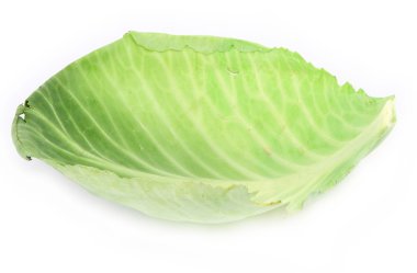 Single cabbage leaf #2 clipart