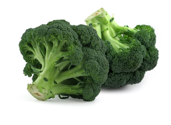 Brokkoli auf Weiß, — Stockfoto