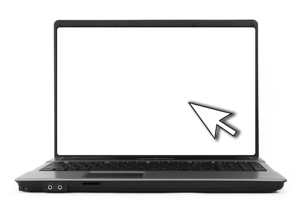 Hollow notebook with cursor — Stock Photo, Image