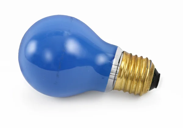 Light bulb on white — Stock Photo, Image