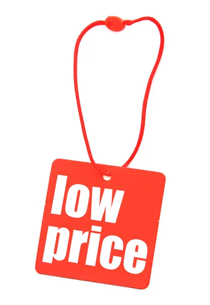 Tag with low price — Stock Photo, Image