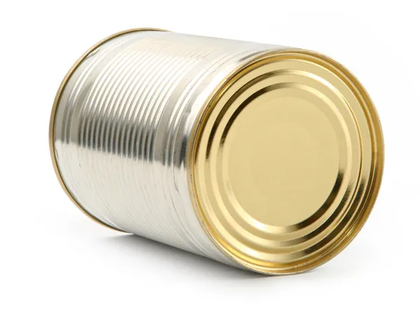 白食品缶 — ストック写真