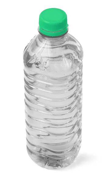 Пляшка, повна води — стокове фото