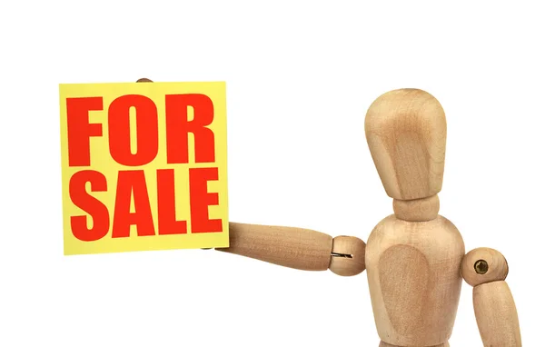 Figura contenente un annuncio di vendita — Foto Stock