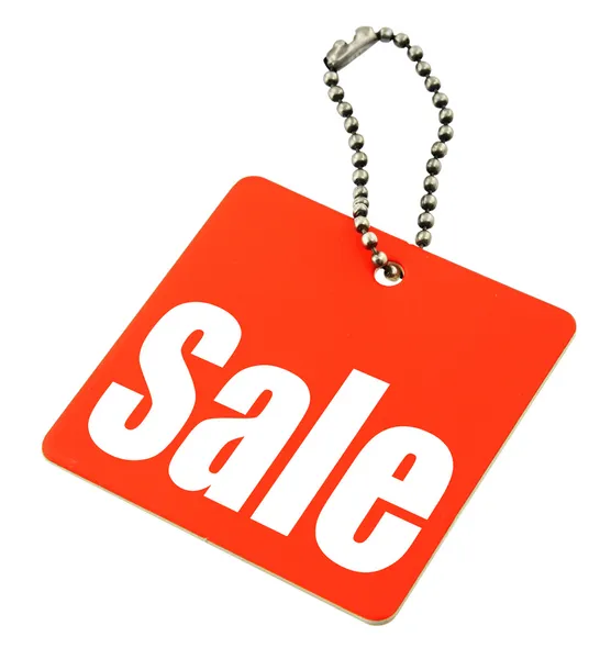 Sale tag isolated — Stock Photo, Image