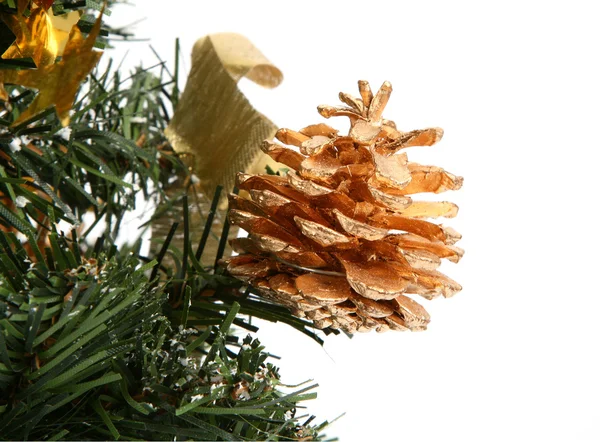 Christmas decorative cone — Stock Photo, Image