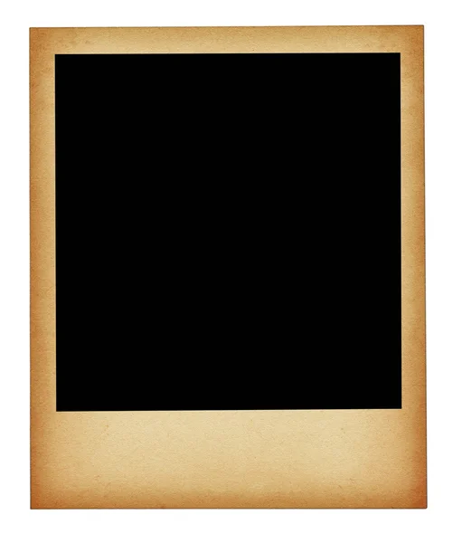 Old stained photo frame isolated — Stock Photo, Image