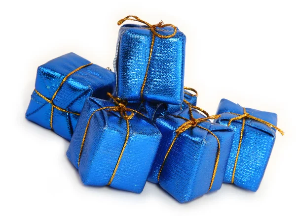 Blue gifts #2 — Stock Photo, Image
