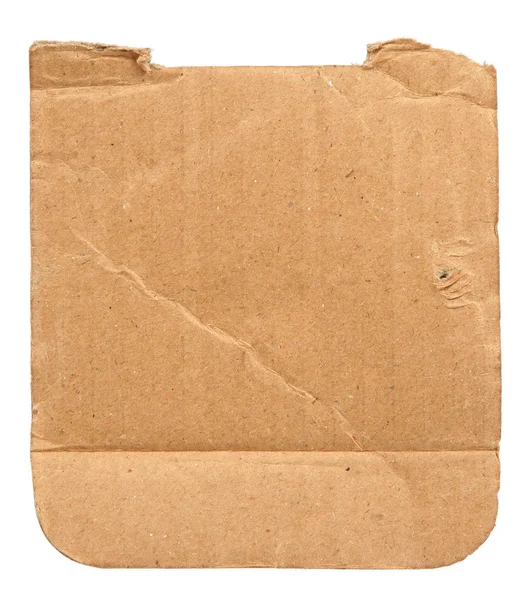Arrancado pedazo de cartón — Foto de Stock