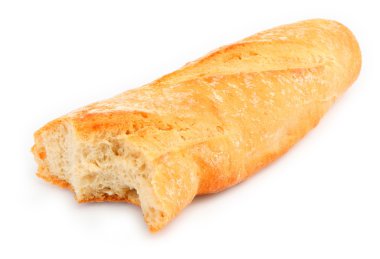 Half of baguette clipart