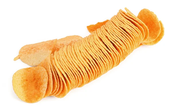 Patatine fritte di fila — Foto Stock