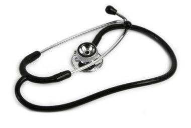 Stethoscope on white clipart