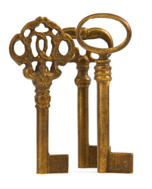 Ornamented old keys clipart