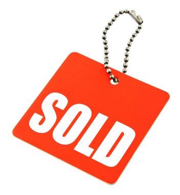 Sold tag clipart