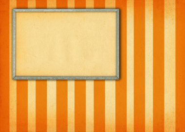 Frame on retro background clipart