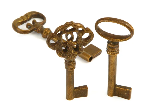 Ornamented old keys — Stock Photo, Image