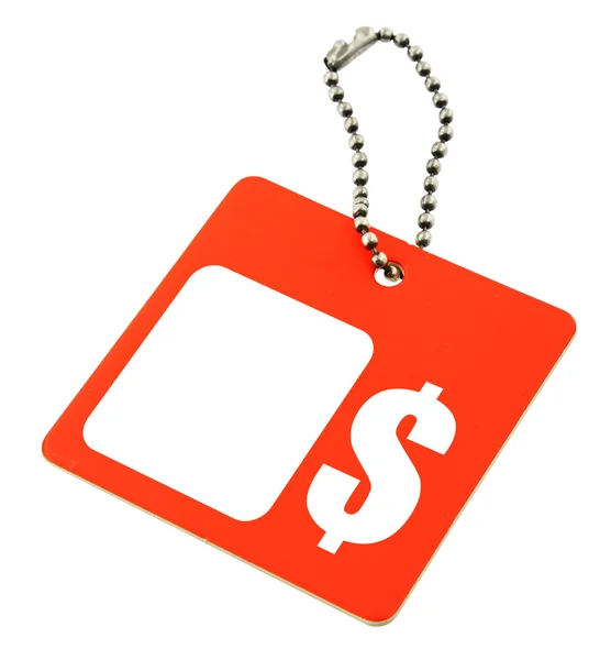 stock image Tag with dollar symbol