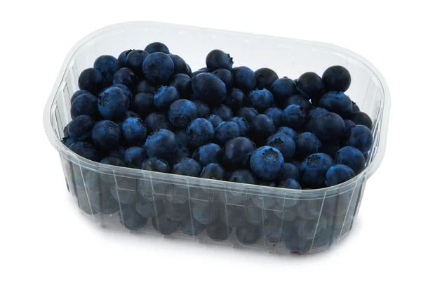 Box of blueberries — Stock Photo, Image