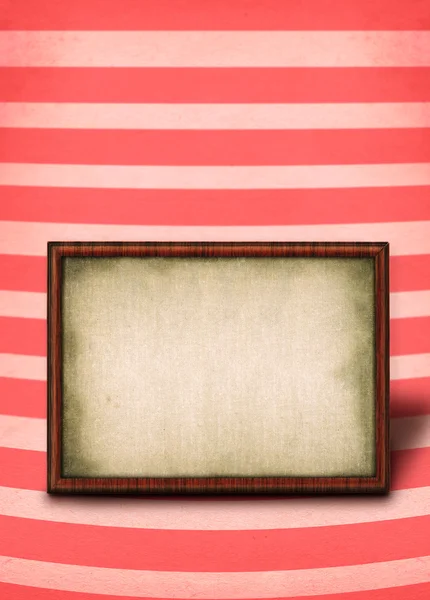 Frame against striped background — Stock Photo, Image